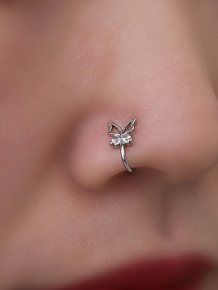 Butterfly Decor Nose Cuff